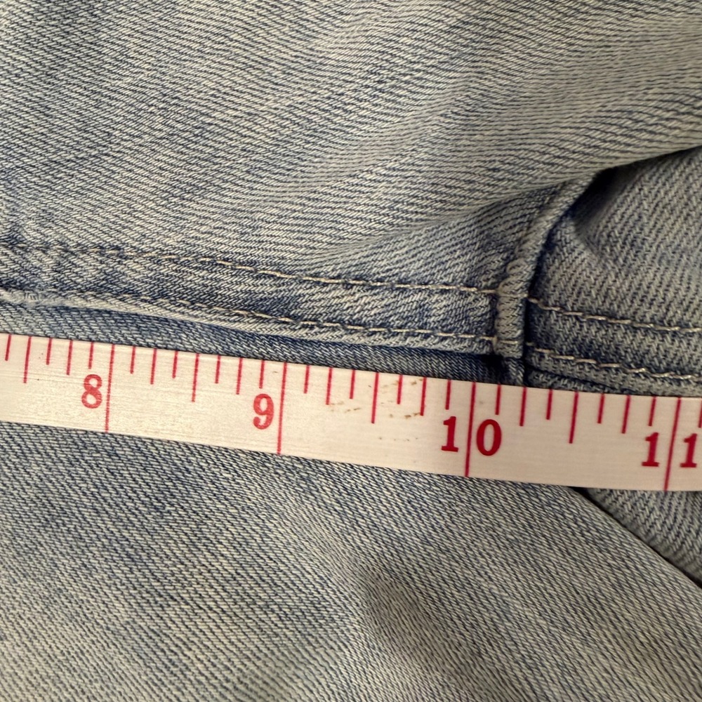 Talbots Straight Leg Crop Jean Womens 10P Light Wash Capri Stretch Denim Classic - Picture 13 of 14
